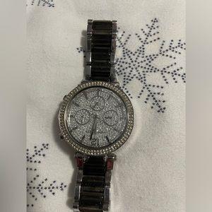 michael kors rhinestone watch